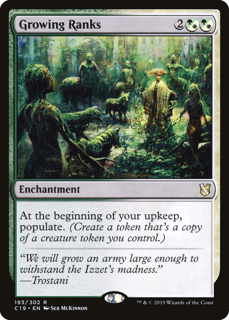 Image of Growing Ranks (C19-193) - Commander 2019