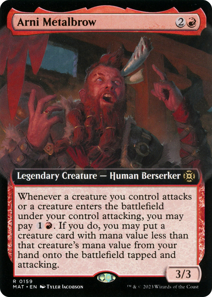 Image of Arni Metalbrow (Extended Art) (MAT-159) - March of the Machine: The Aftermath: (Extended Art)