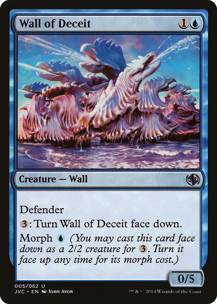 Image of Wall of Deceit (DD3-) - Duel Decks Anthology: Jace vs. Chandra