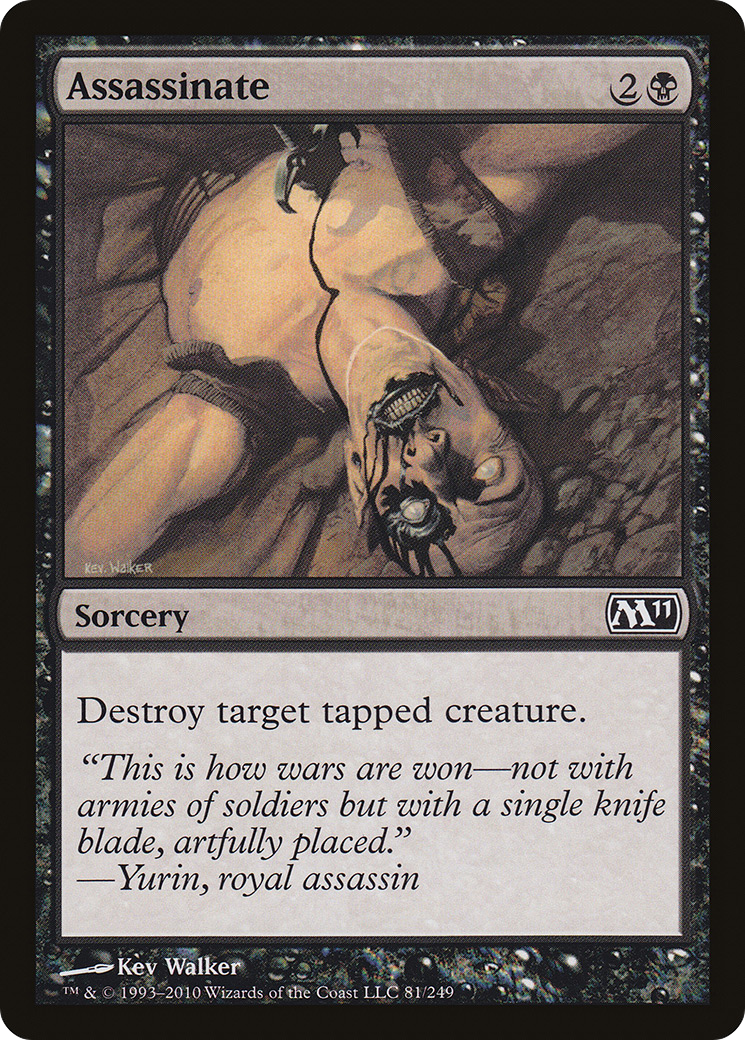 Image of Assassinate (M11-081) - Magic 2011 Foil