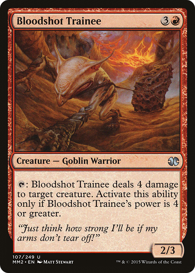 Image of Bloodshot Trainee (MM2-107) - Modern Masters 2015