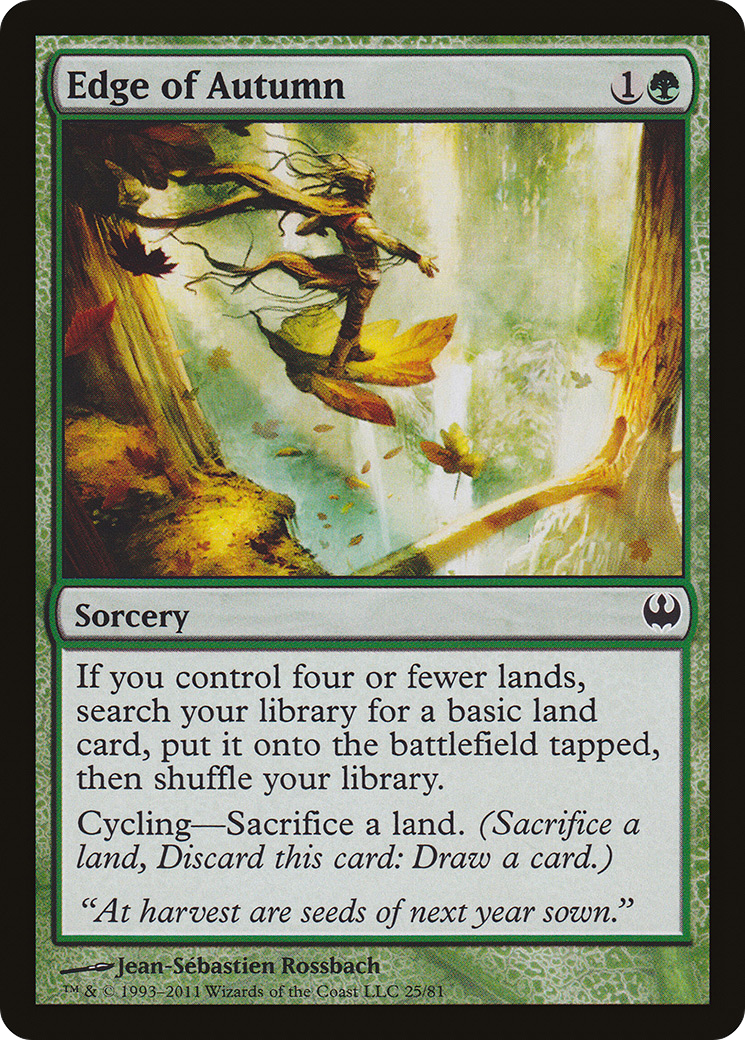 Image of Edge of Autumn (DDG-025) - Duel Decks: Knights vs. Dragons