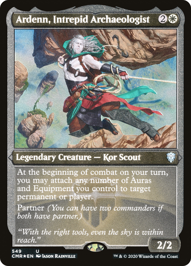 Image of Ardenn, Intrepid Archaeologist (Foil Etched) (CMR-549) - Commander Legends Foil