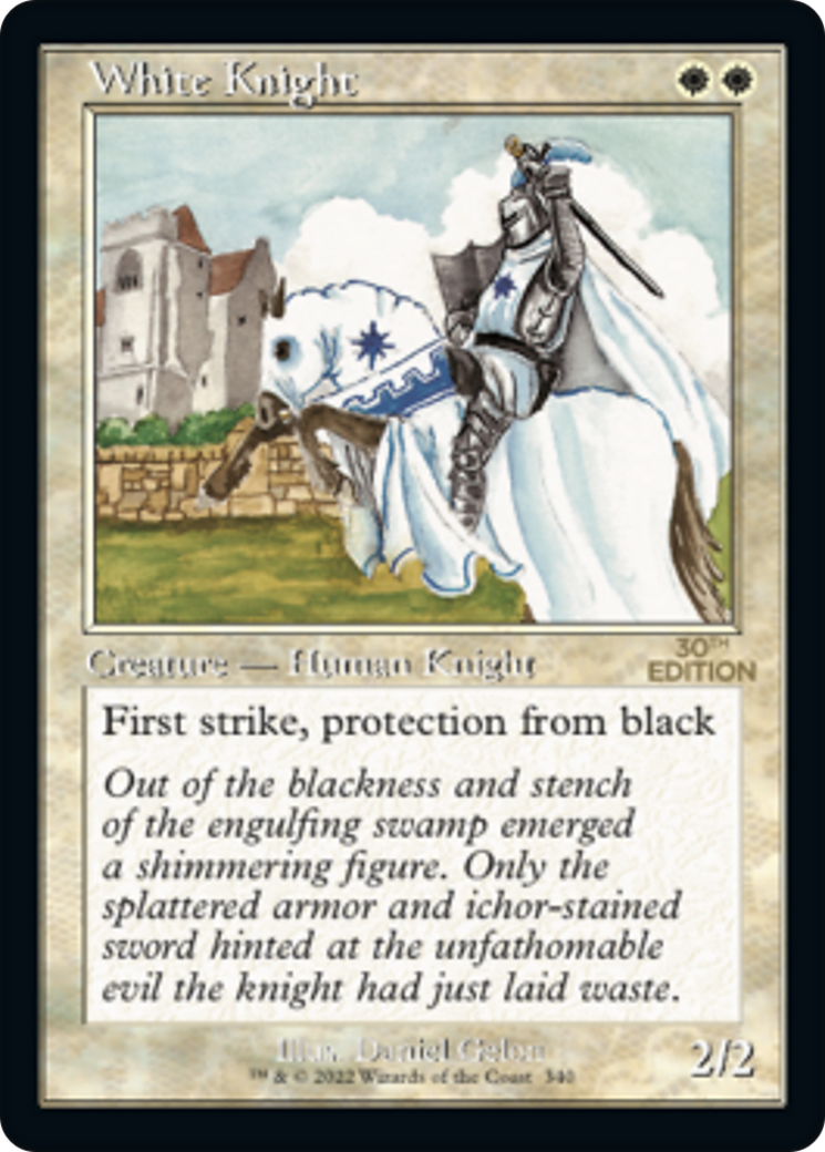 Image of White Knight (Retro Frame) (30A-340) - 30th Anniversary Edition
