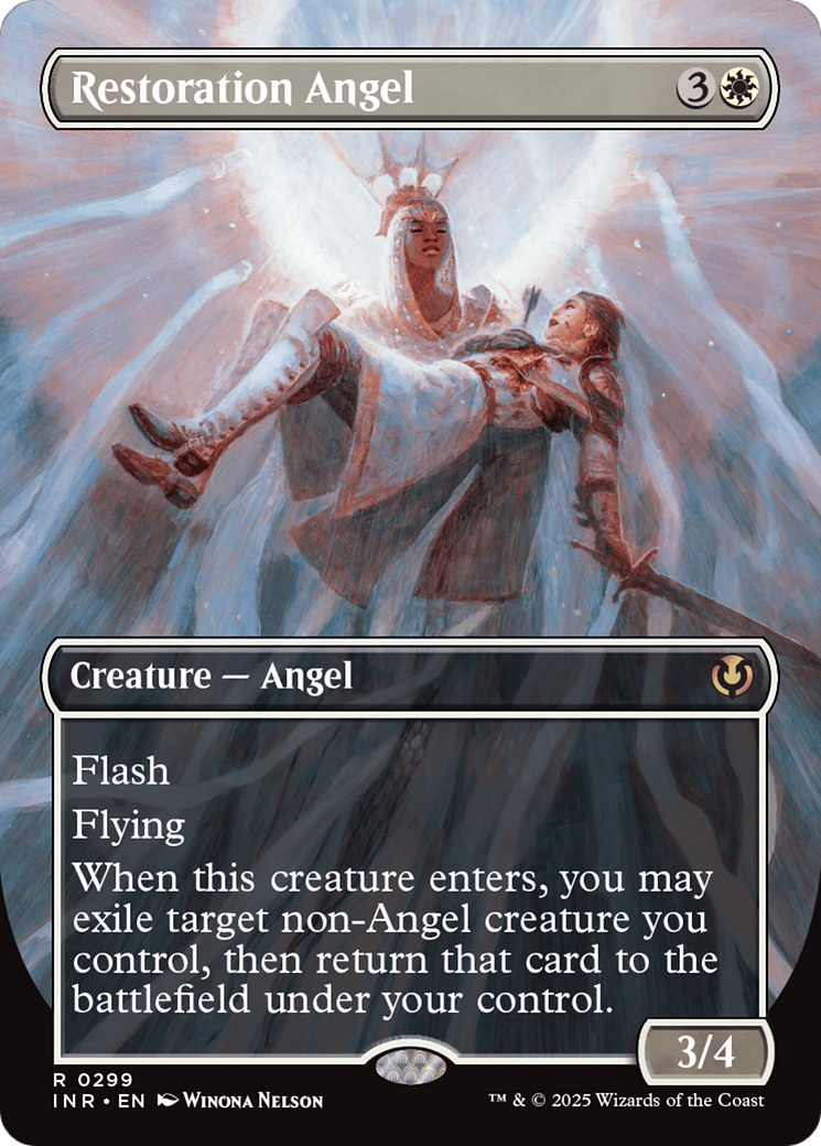Image of Restoration Angel (Borderless) (INR-299) - Innistrad Remastered (Borderless)