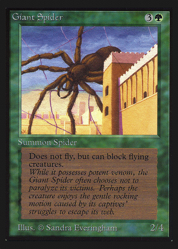 Image of Giant Spider (IE) (IED-) - Intl. Collectors' Edition