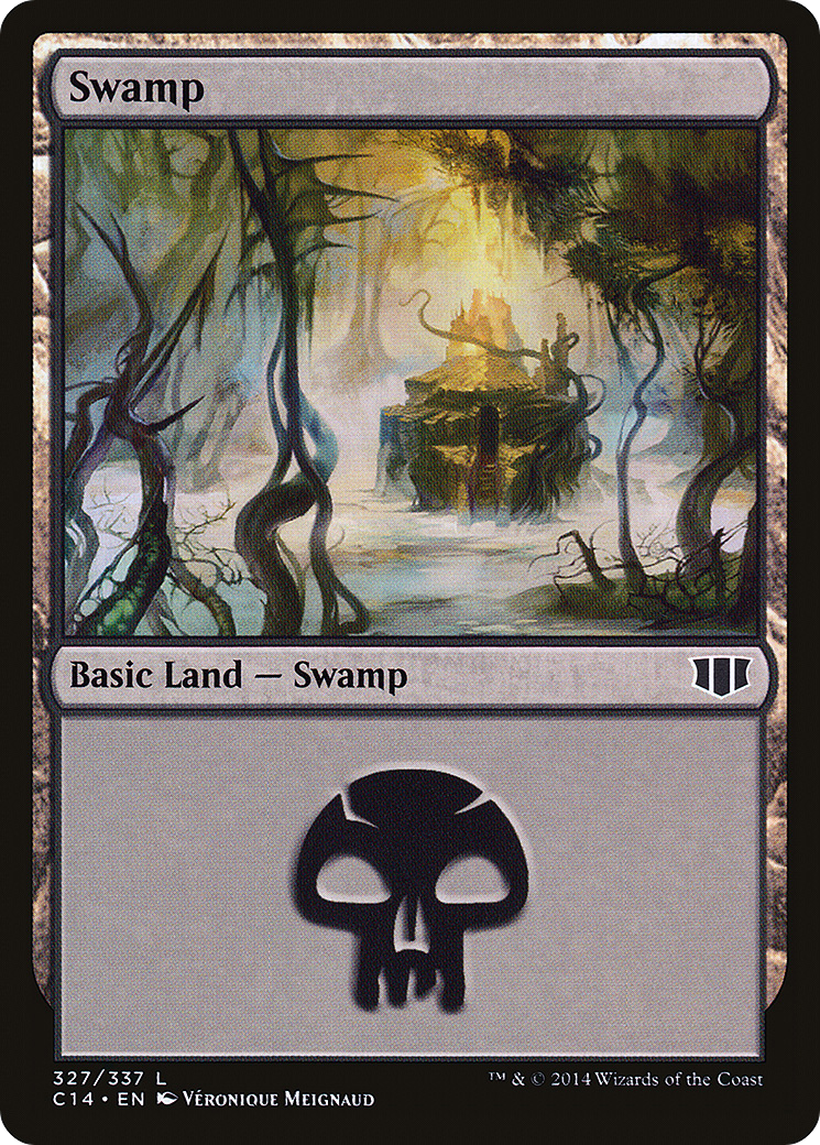 Image of Swamp (327) (C14-327) - Commander 2014