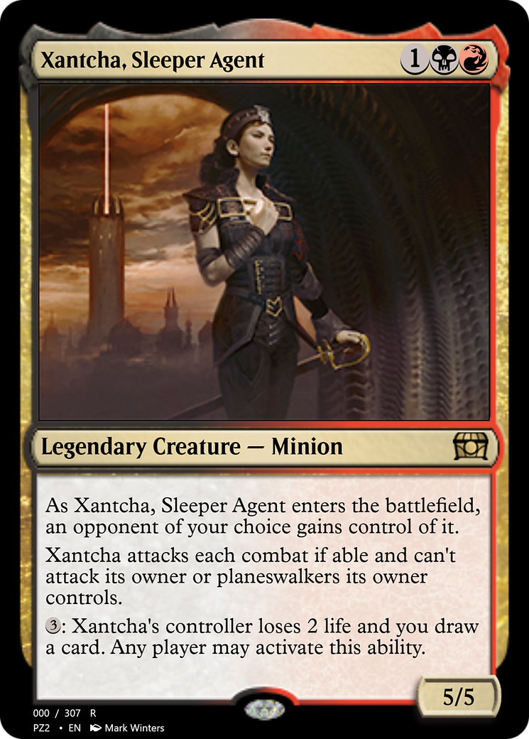 Image of Xantcha, Sleeper Agent (PZ2-70719) - Treasure Chest Foil