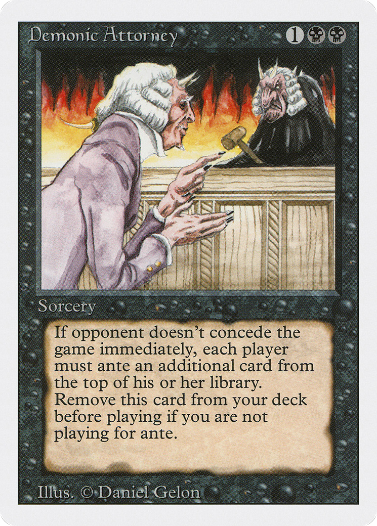 Image of Demonic Attorney (3ED-) - Revised Edition