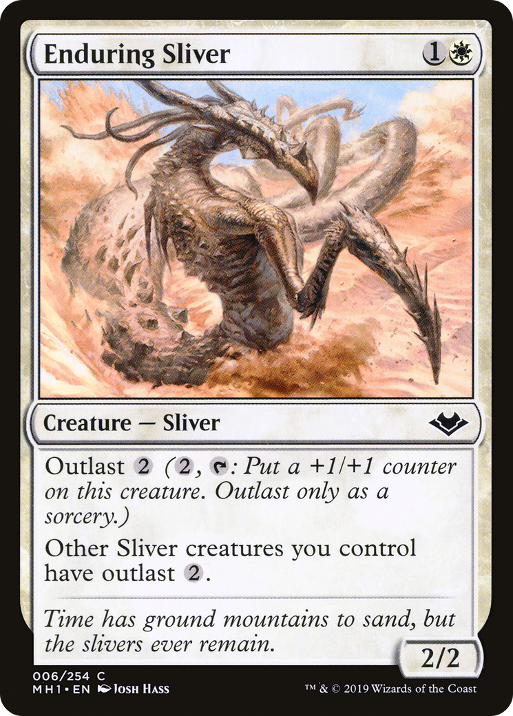Image of Enduring Sliver (MH1-006) - Modern Horizons Foil