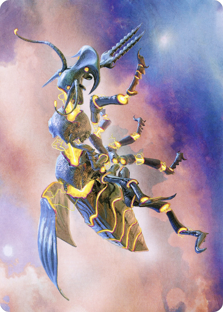 Image of Zabaz, the Glimmerwasp // Zabaz, the Glimmerwasp (AMH2-065) - Modern Horizons 2 Art Series (Borderless)