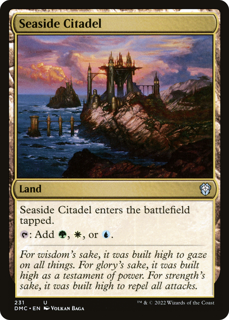 Image of Seaside Citadel (DMC-231) - Dominaria United Commander