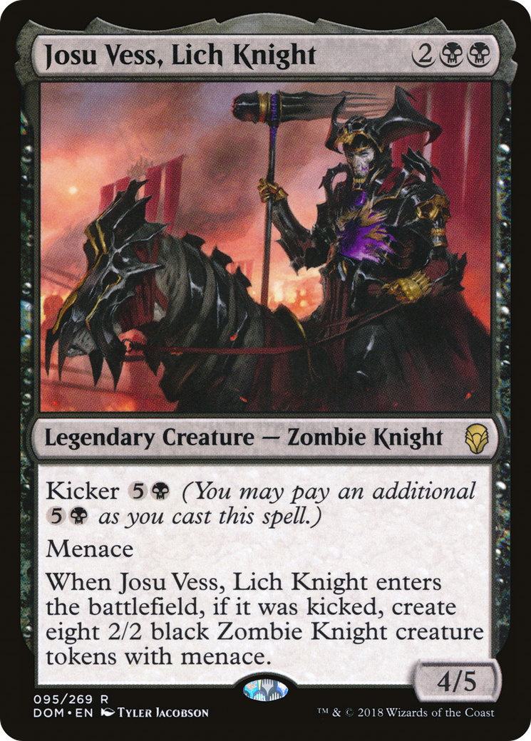 Image of Josu Vess, Lich Knight (DOM-095) - Dominaria Foil