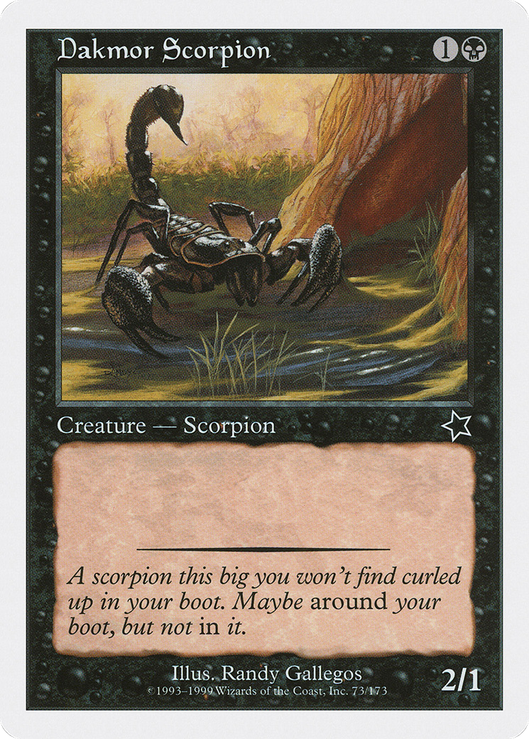 Image of Dakmor Scorpion (S99-073) - Starter 1999
