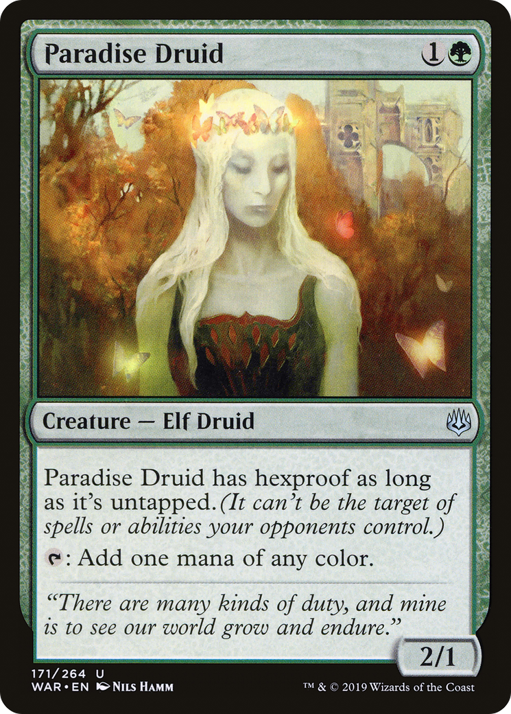 Image of Paradise Druid (WAR-171) - War of the Spark Foil