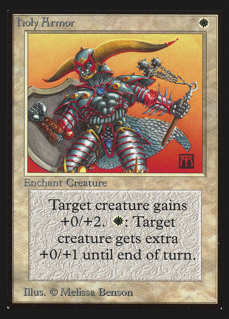 Image of Holy Armor (IE) (IED-) - Intl. Collectors' Edition
