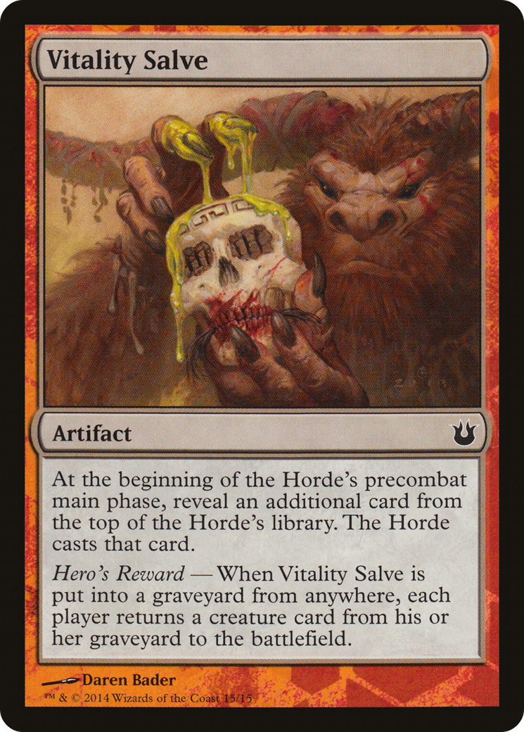 Image of Vitality Salve (HERO-) - Battle the Horde