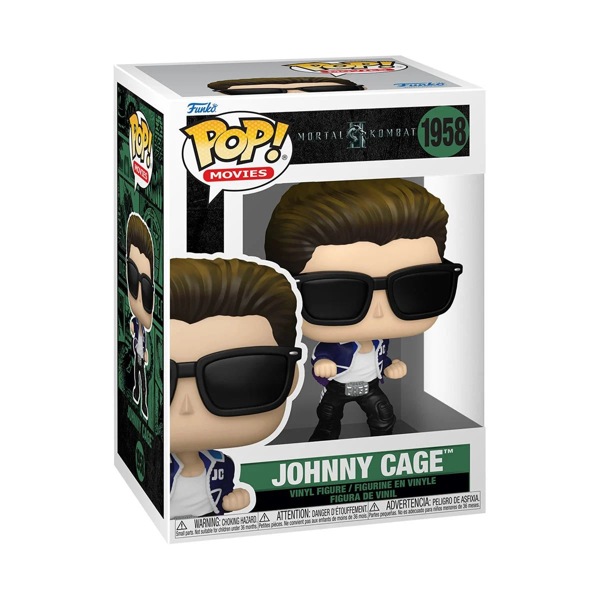 Image of Mortal Kombat II Johnny Cage Funko Pop! Vinyl Figure #1958