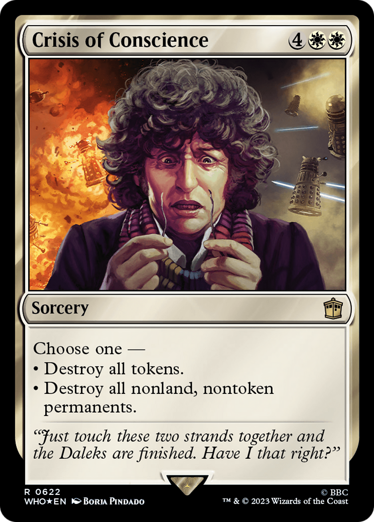 Image of Crisis of Conscience (Surge Foil) (WHO-622) - Doctor Who Foil