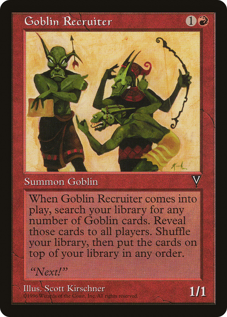 Image of Goblin Recruiter (VIS-) - Visions
