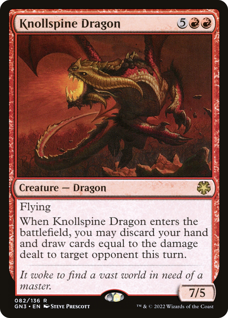 Image of Knollspine Dragon (GN3-082) - Game Night: Free-for-All