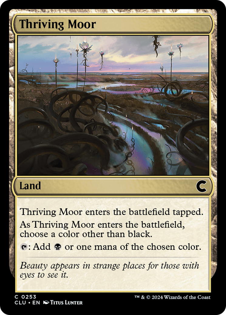 Image of Thriving Moor (CLU-253) - Ravnica: Clue Edition