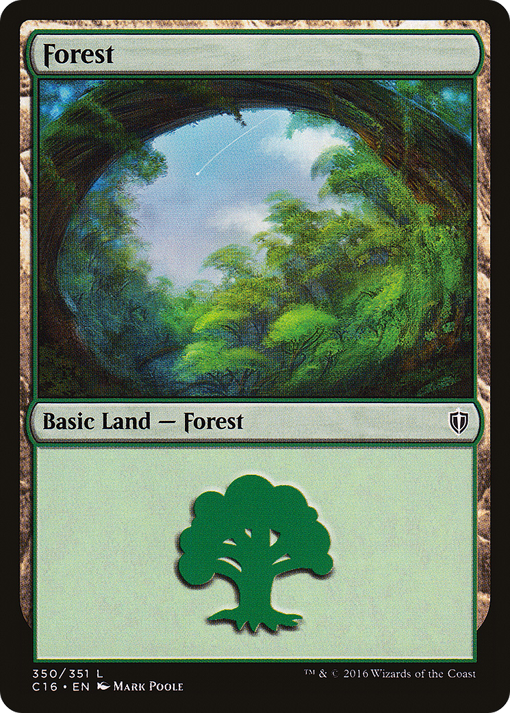 Image of Forest (350) (C16-350) - Commander 2016