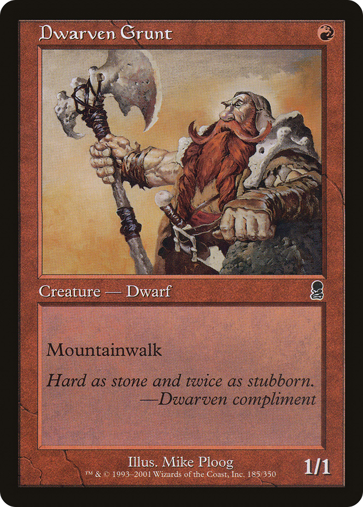 Image of Dwarven Grunt (ODY-185) - Odyssey