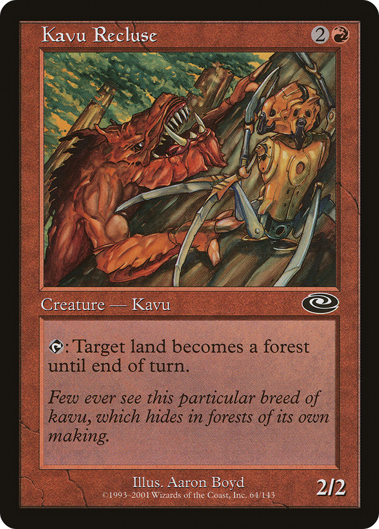 Image of Kavu Recluse (PLS-064) - Planeshift