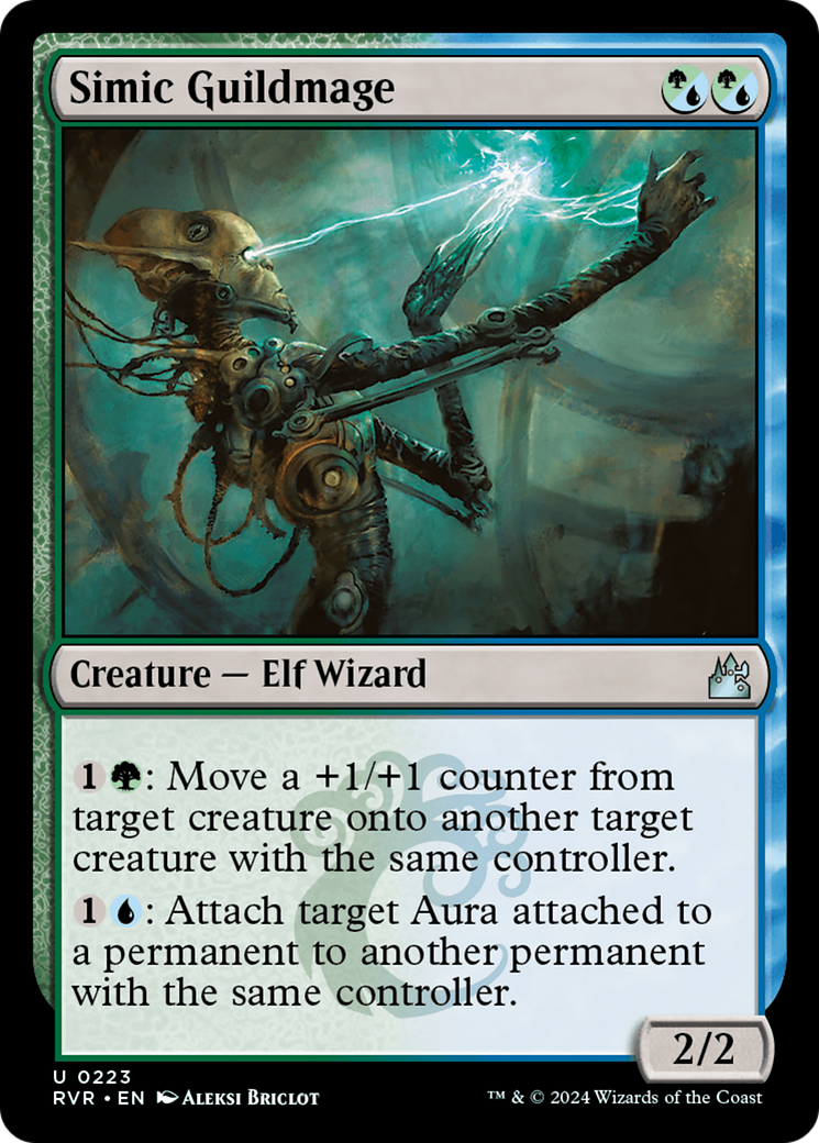 Image of Simic Guildmage (RVR-223) - Ravnica Remastered