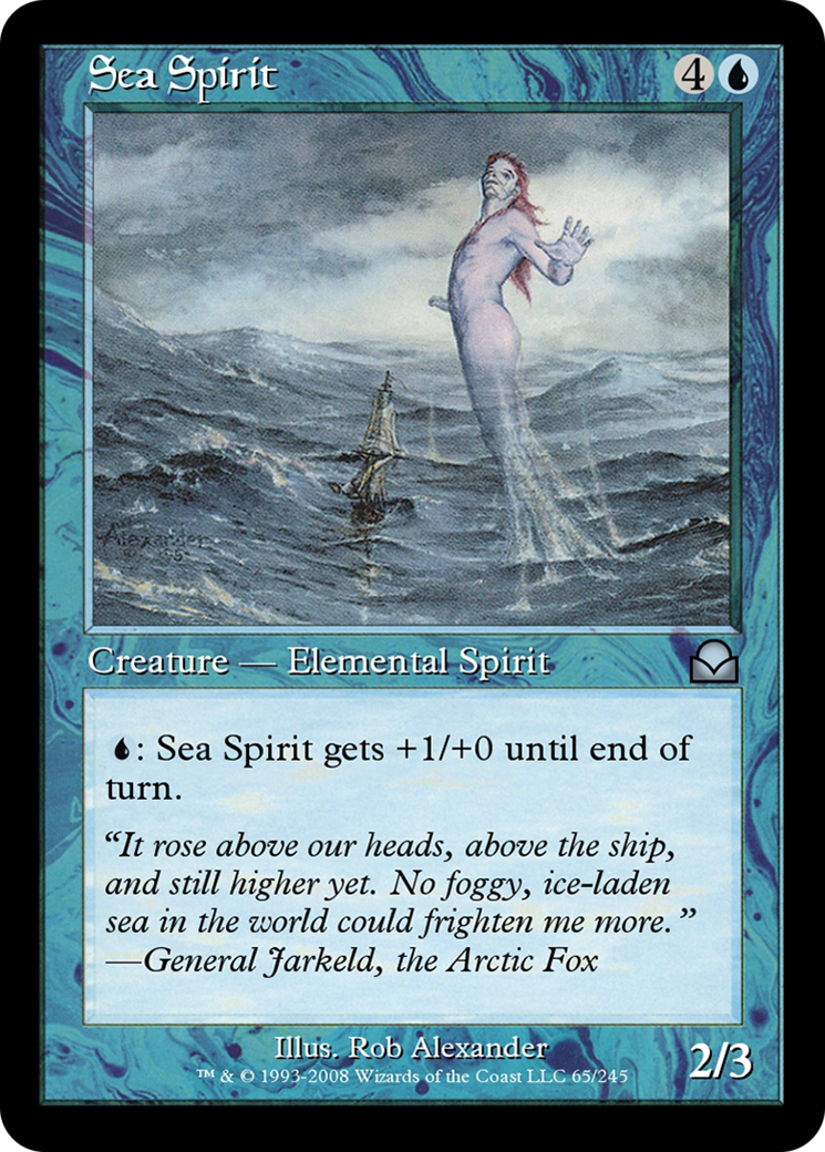 Image of Sea Spirit (ME2-065) - Masters Edition II Foil