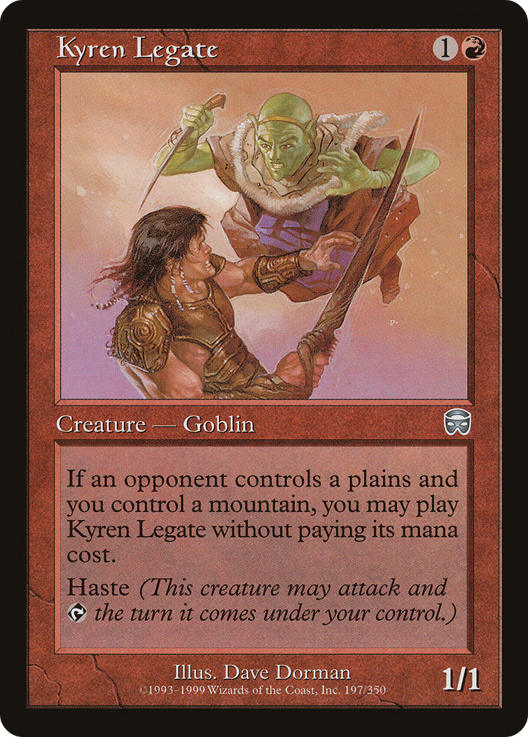 Image of Kyren Legate (MMQ-197) - Mercadian Masques Foil