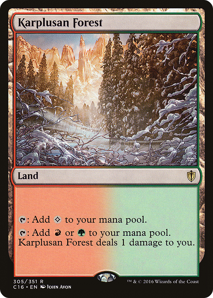 Image of Karplusan Forest (C16-305) - Commander 2016