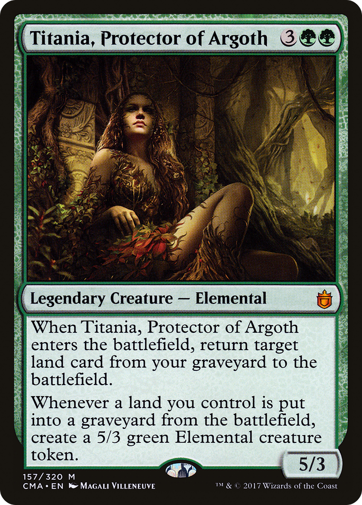 Image of Titania, Protector of Argoth (CMA-157) - Commander Anthology