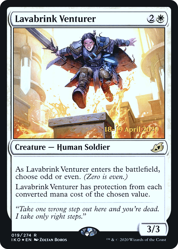 Image of Lavabrink Venturer (PRE-19S) - Ikoria: Lair of Behemoths Promos Foil