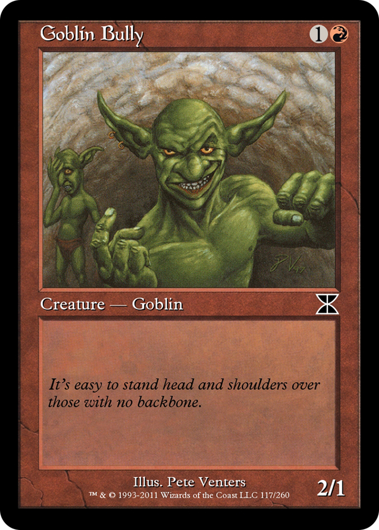 Image of Goblin Bully (ME4-117) - Masters Edition IV Foil