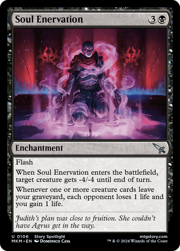 Image of Soul Enervation (MKM-106) - Murders at Karlov Manor