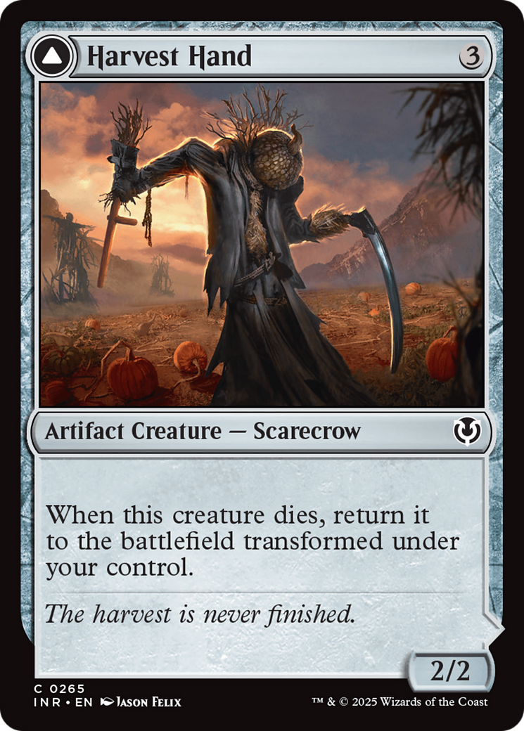 Image of Harvest Hand (INR-265) - Innistrad Remastered Foil