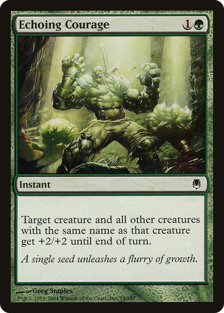 Image of Echoing Courage (DST-074) - Darksteel