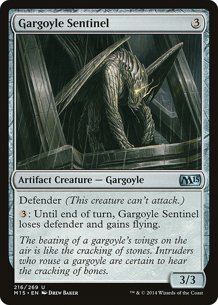 Image of Gargoyle Sentinel (M15-216) - Magic 2015