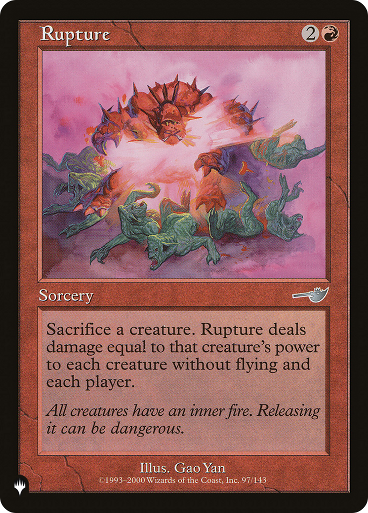 Image of Rupture (LIST-NEM-97) - The List