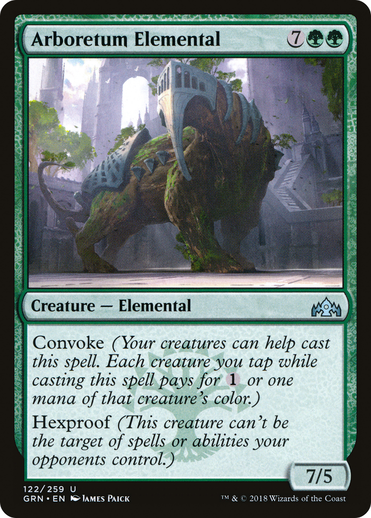 Image of Arboretum Elemental (GRN-122) - Guilds of Ravnica