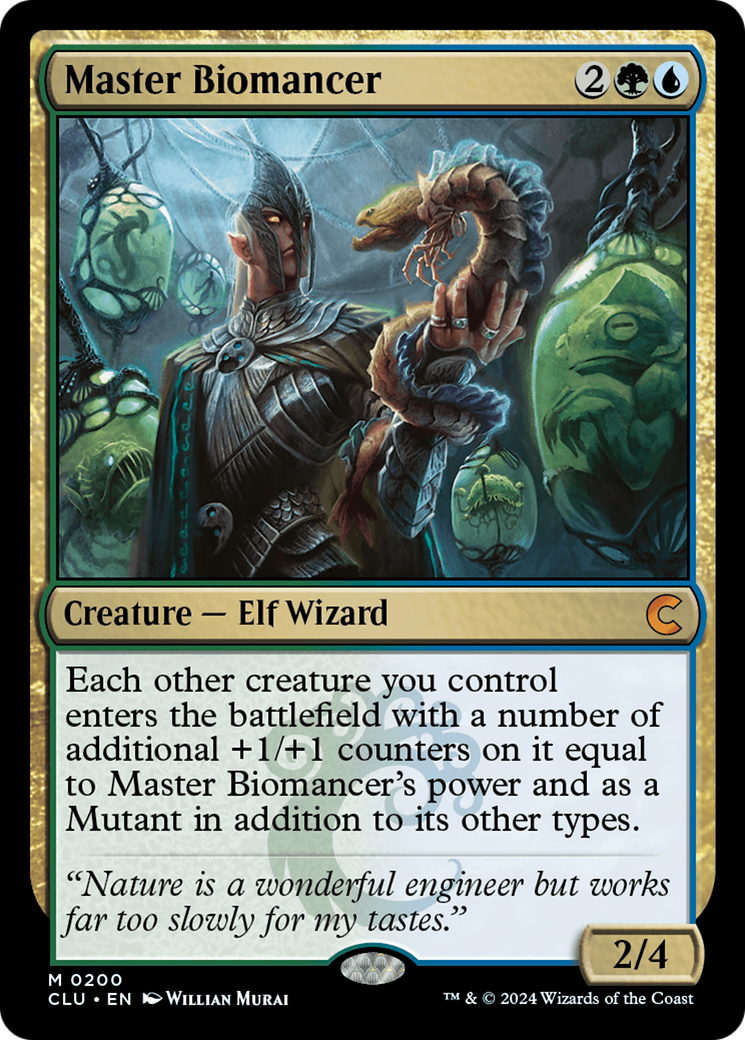 Image of Master Biomancer (CLU-200) - Ravnica: Clue Edition