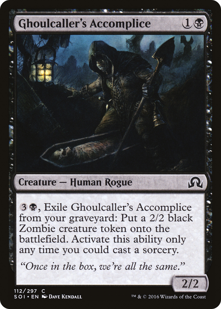 Image of Ghoulcaller's Accomplice (SOI-112) - Shadows over Innistrad
