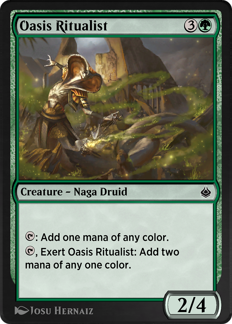Image of Oasis Ritualist (AKR-205) - Amonkhet Remastered