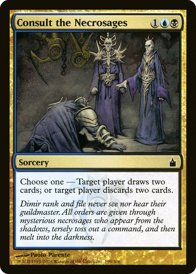 Image of Consult the Necrosages (RAV-199) - Ravnica: City of Guilds