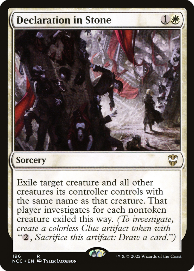 Image of Declaration in Stone (NCC-196) - New Capenna Commander
