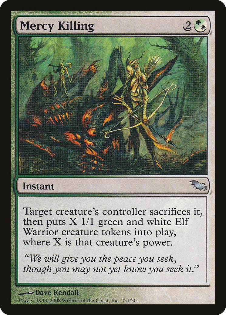Image of Mercy Killing (SHM-231) - Shadowmoor Foil