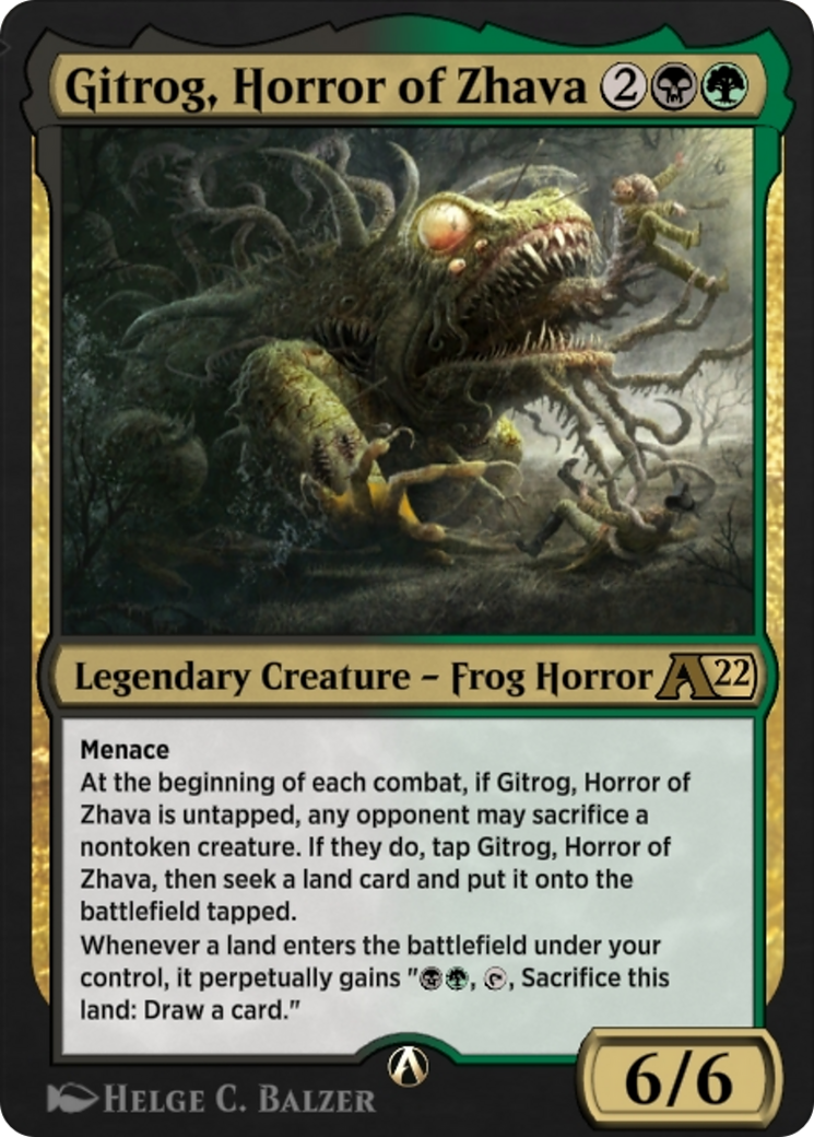 Image of Gitrog, Horror of Zhava (Y22-058) - Alchemy: Innistrad