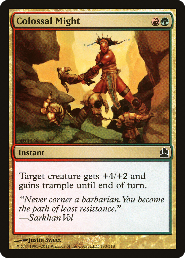 Image of Colossal Might (CMD-190) - Commander 2011